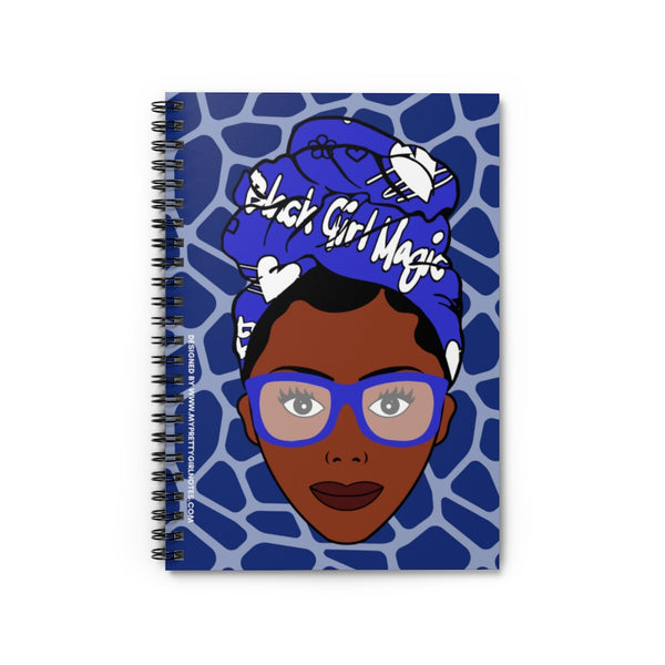 Black Girls Are Magic Notebook - Blue